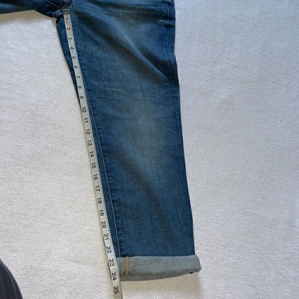 Tommy Hilfiger Rolled Cropped & Rolled Denim Capris (Size: 8)